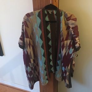 Eddie Bauer short sleeve cardigan sweater